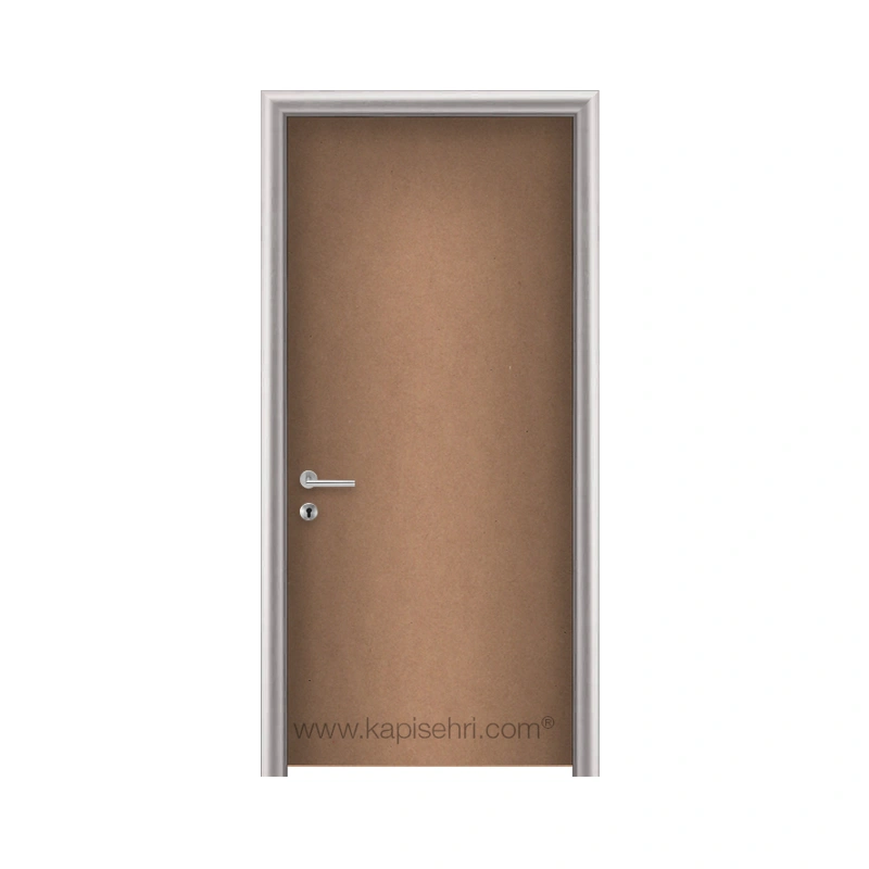 Gentaş 1060 Kraft Erzin modeli ayarlı alüminyum kasalı laminat kapı detay görseli