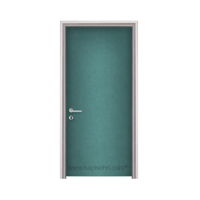 Gentaş 1080 Kraft İskenderun modeli ayarlı alüminyum kasalı laminat kapı detay görseli