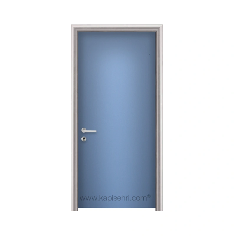 Gentaş 3136 Azul Blue Foça modeli ayarlı alüminyum kasalı laminat kapı detay görseli