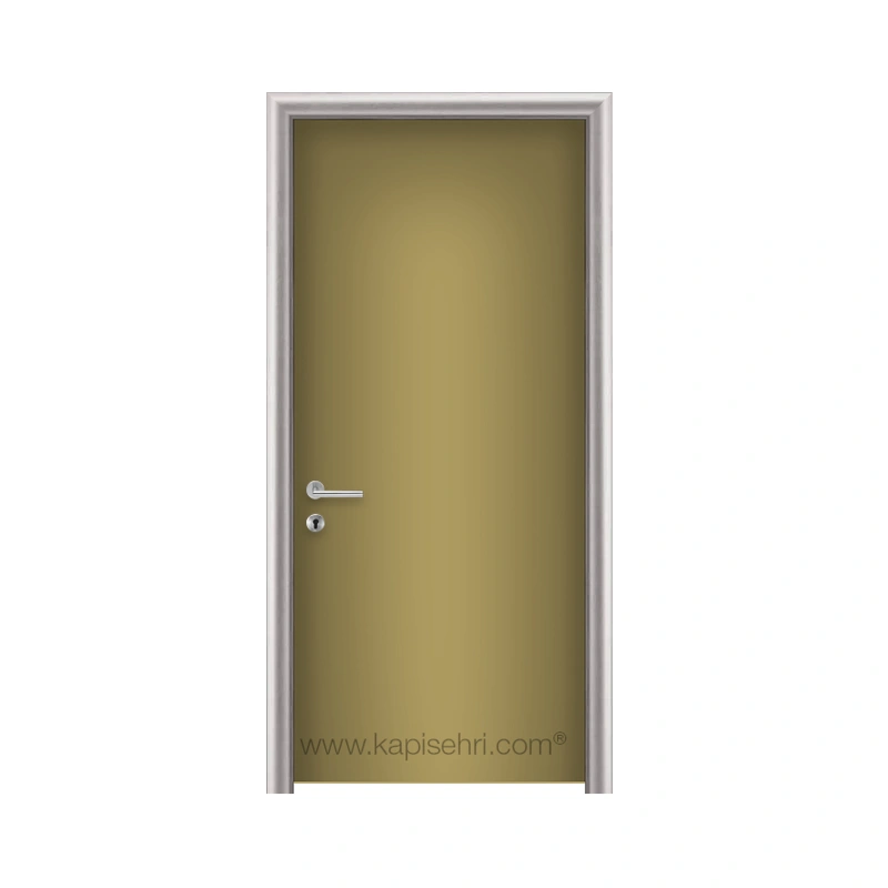 Gentaş 3301 Lime Taşkent modeli ayarlı alüminyum kasalı laminat kapı detay görseli