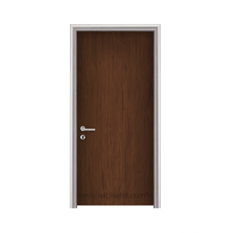 Gentaş 4391 Cacao Bubinga Bingöl modeli ayarlı alüminyum kasalı laminat kapı detay görseli