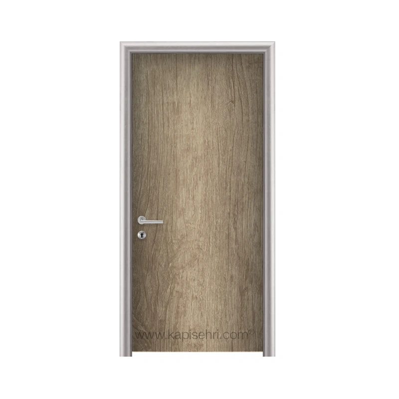 Gentaş 4509 Rustic Light Oak Erzurum modeli ayarlı alüminyum kasalı laminat kapı detay görseli