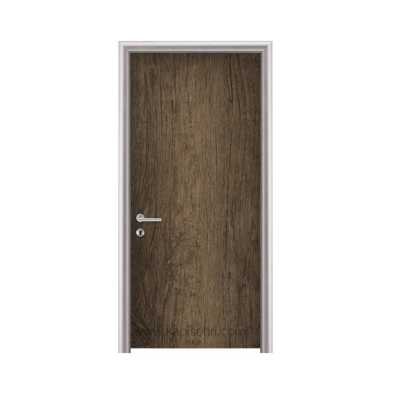 Gentaş 4510 Rustic Dark Oak Eskişehir modeli ayarlı alüminyum kasalı laminat kapı detay görseli