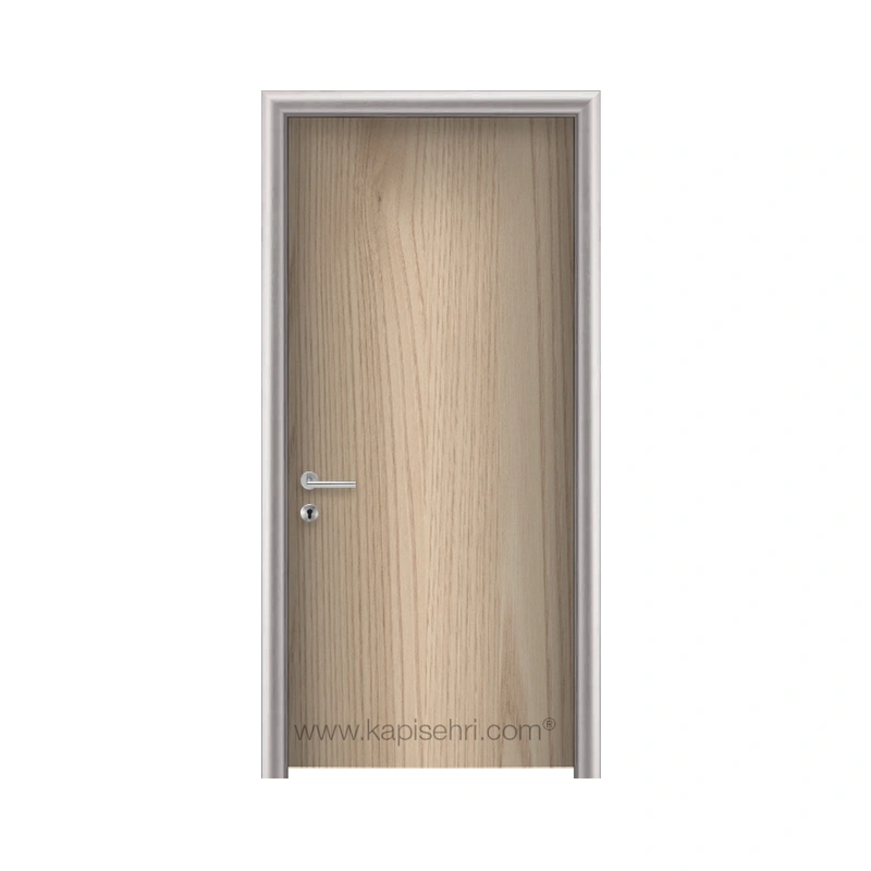 Gentaş 4609 Light Lennox Oak Mardin modeli ayarlı alüminyum kasalı laminat kapı detay görseli