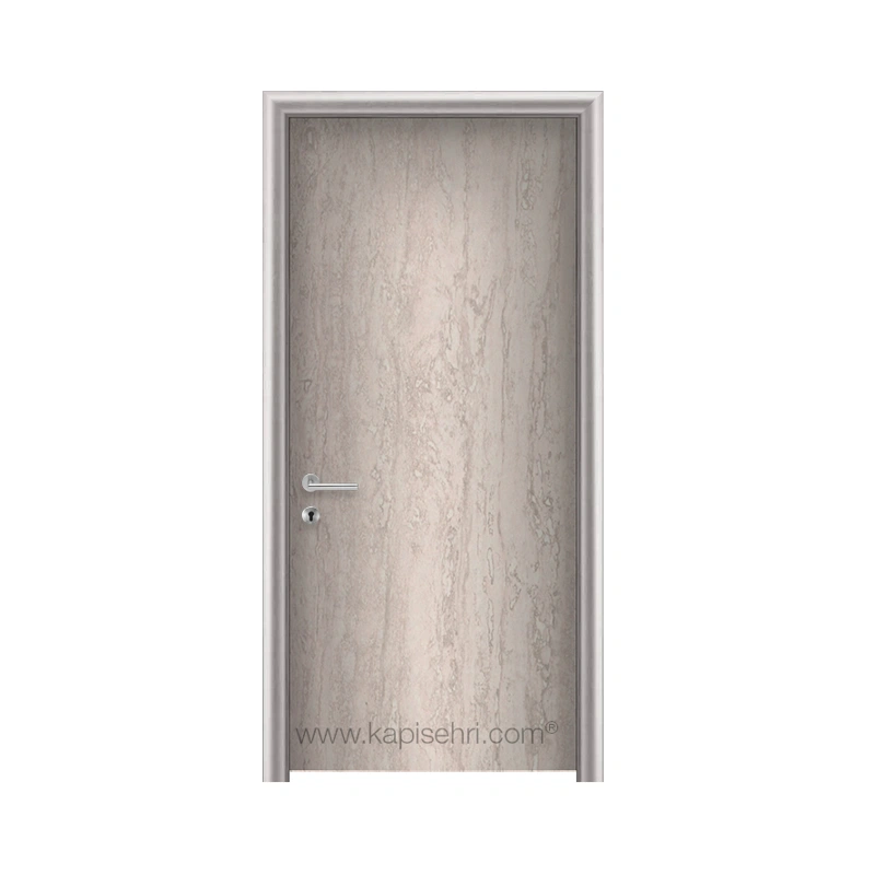 Gentaş 5440 Travertin | Kaş Modeli | Ayarlı Alüminyum Kasalı Laminat Kapı